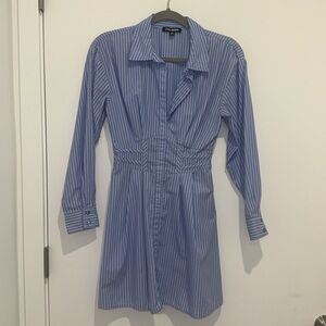 Steve Madden blue collared dress XS